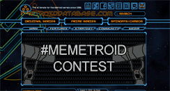 Desktop Screenshot of metroid-database.com